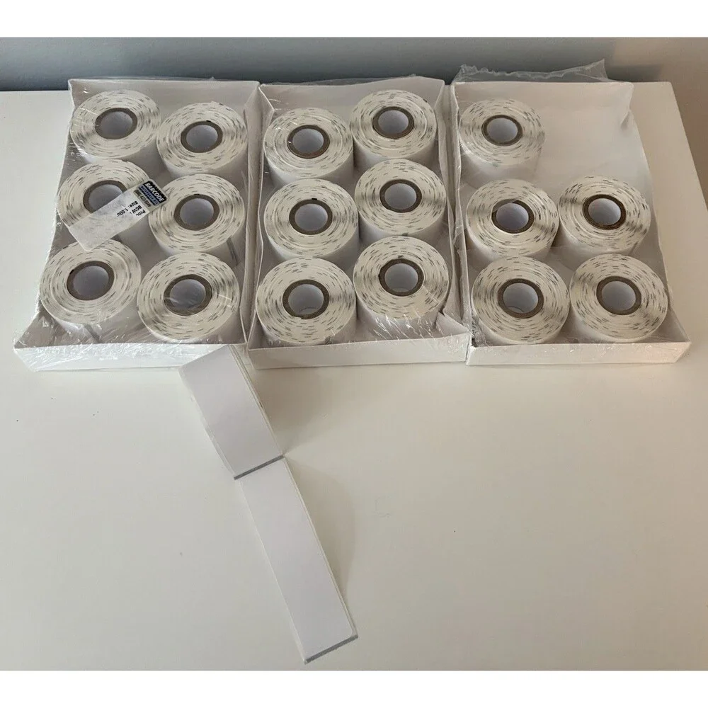 Lot of 18 Rolls Address & Barcode Labels Warehouse Biz 1